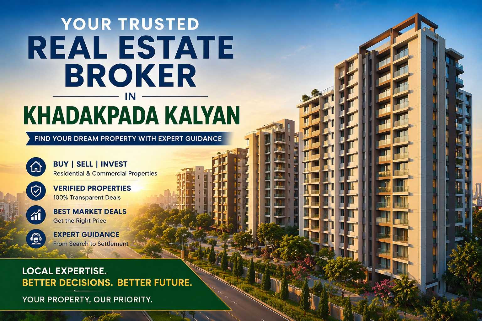 real estate broker in Khadakpada Kalyan